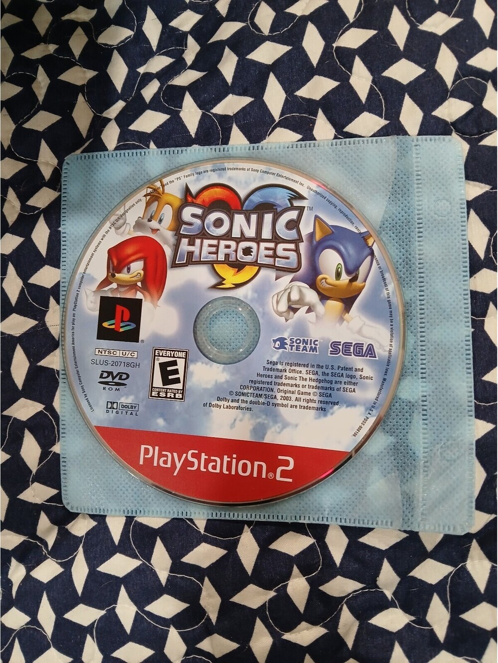 Sonic Heroes (Sony PlayStation 2, 2003)